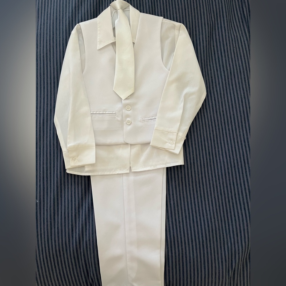 Boys Baptismal / Communion White Suit